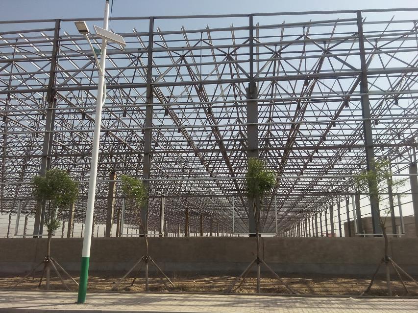 巴音郭楞汽车工业厂房网架